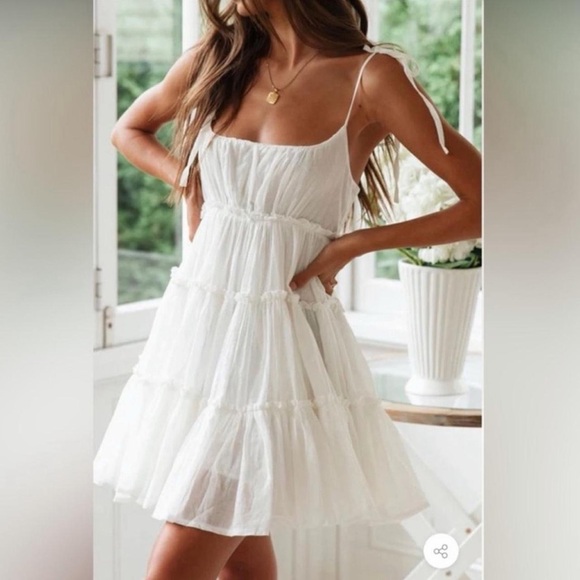 Rosedress Dresses & Skirts - White Summer Babydoll Dress